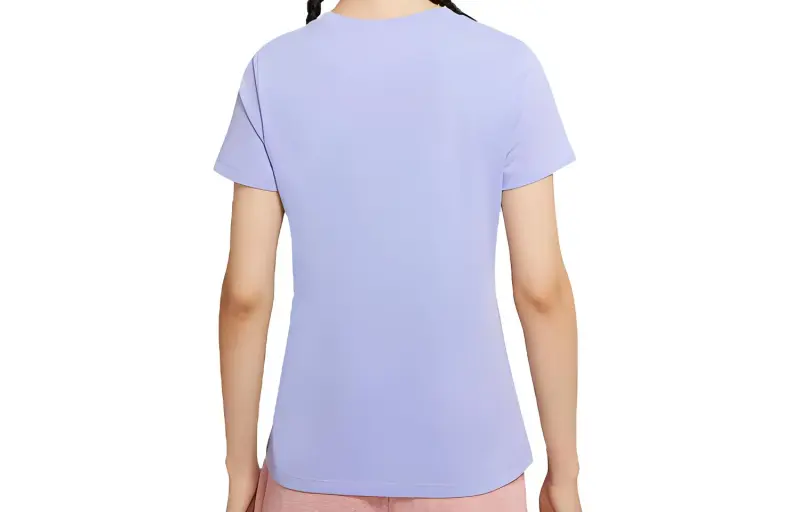 Nike T Shirts Women's Light Thistle Purple-1