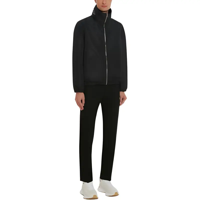 Alexander McQueen Zipped High Neck Jacket-3