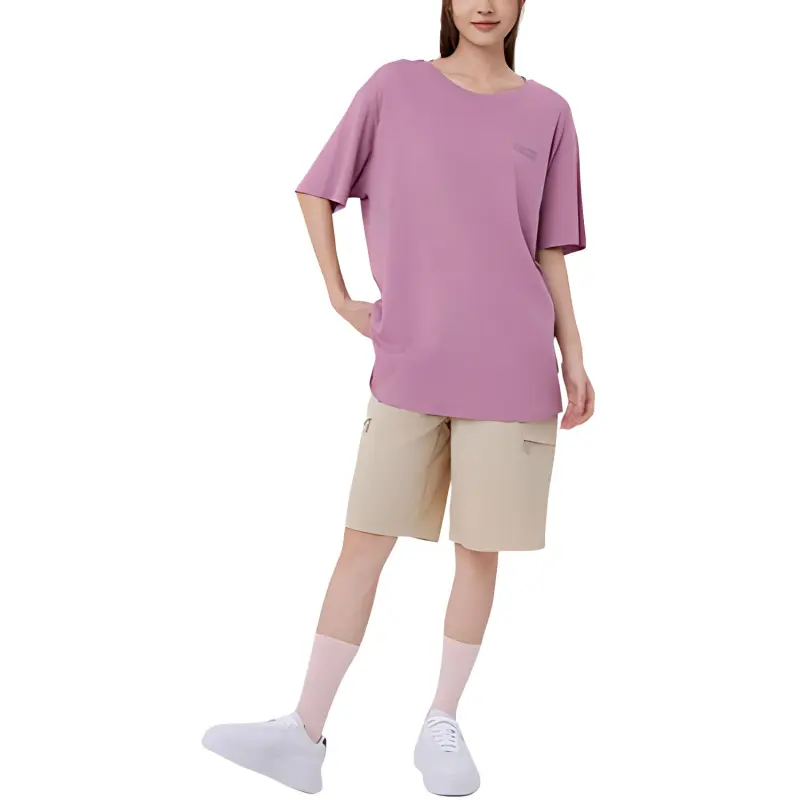 PUMA T Shirt Women's Light Grape Purple-2