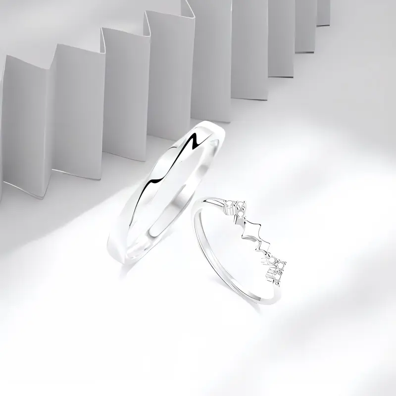 JOYDINNY S925 Silver Rings Unisex-1