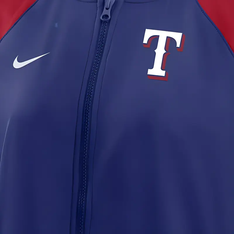 Nike Dri-FIT Team MLB Texas Rangers Jackets Coats Women's Royal Blue-2