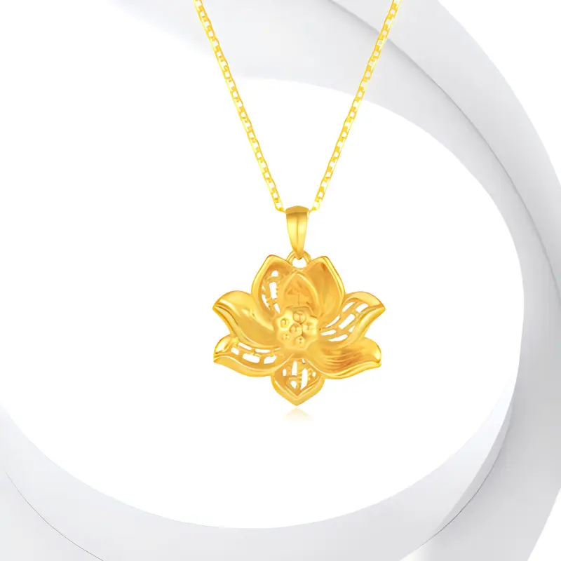 Bailijin Gold Necklace Unisex-1