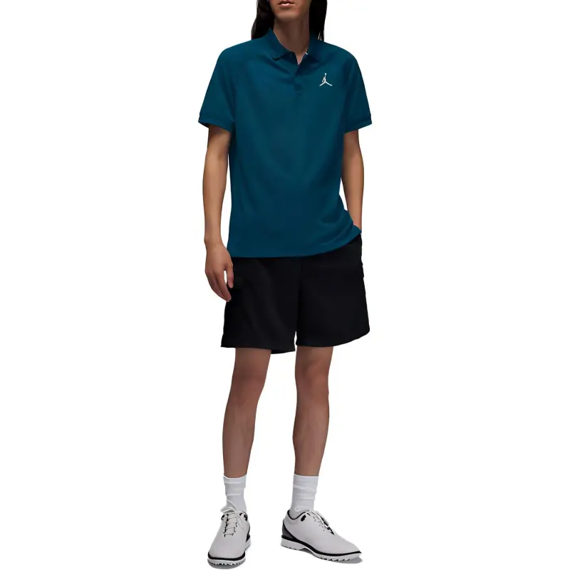 Jordan Polo Shirts Men Dark Blue-2