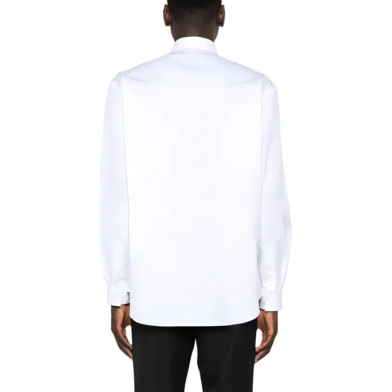 GUCCI Collared Long Sleeve Shirt-5