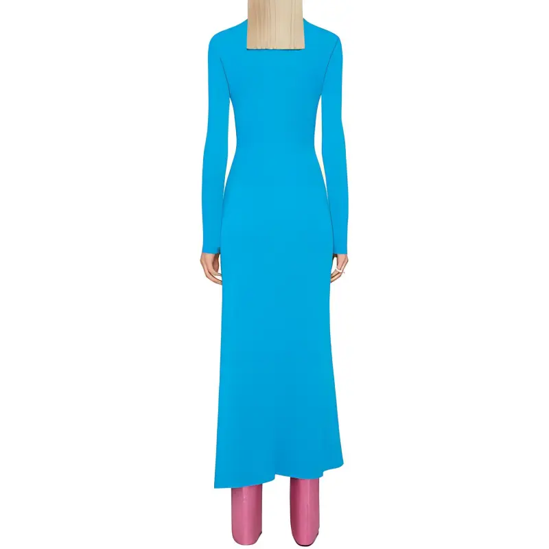 Givenchy Draped Long-Sleeved Dress-2