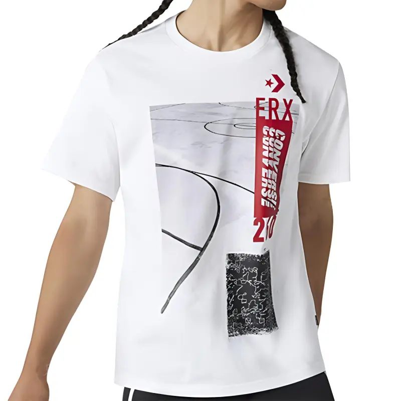 Converse ERX T Shirts Men White-1