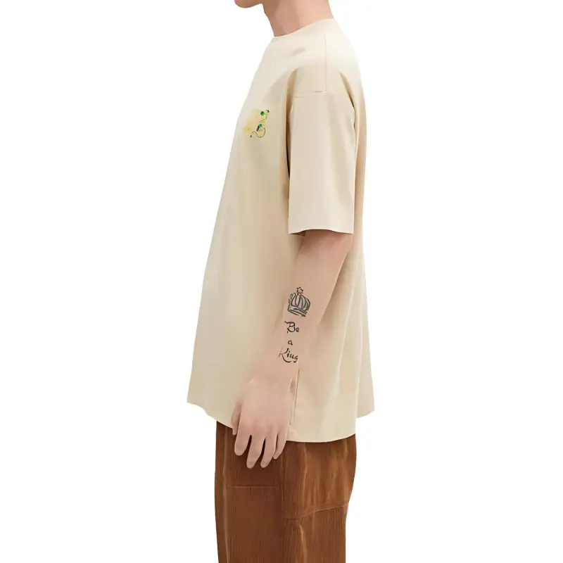Drôle De Monsieur Logo-embroidered T-shirt-3