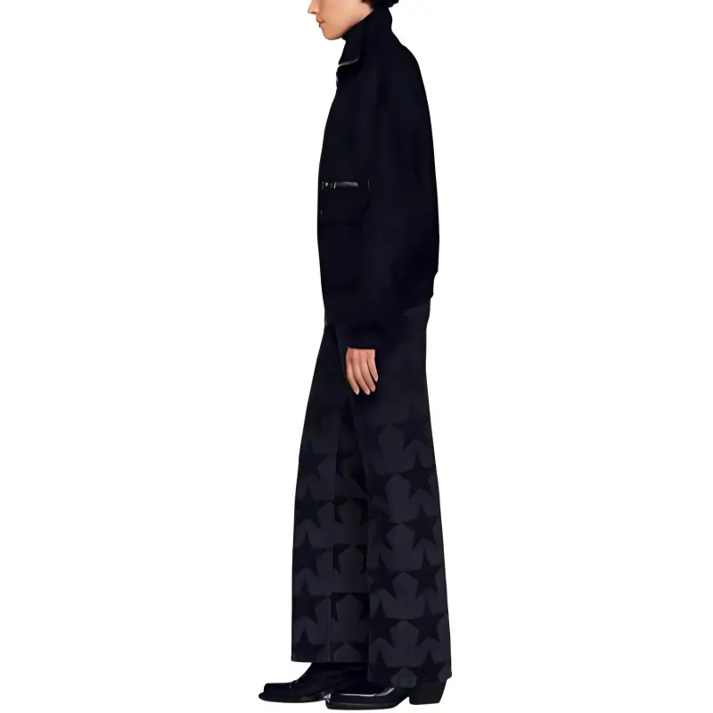 Sandro Zip-up Bomber Jacket-3