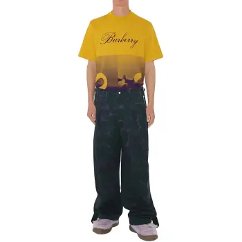 Burberry Swan Graphic Short Sleeve T Shirt