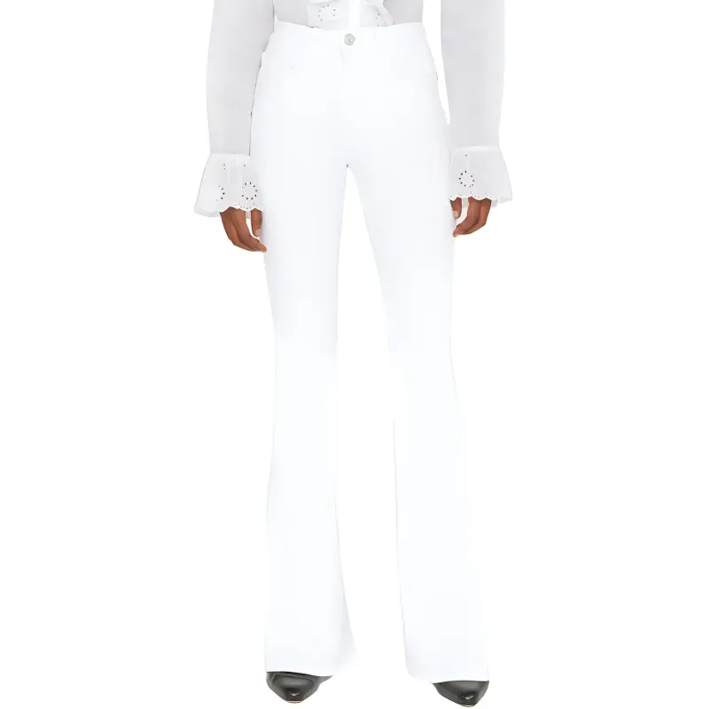 FRAME Le One High Waist Flared Jeans-1