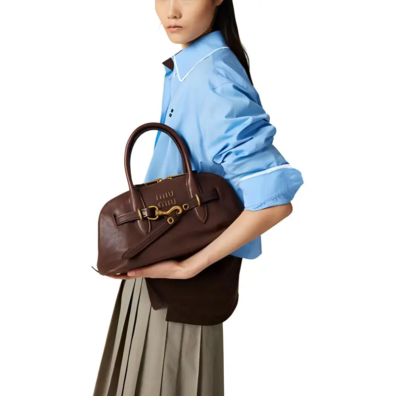 MIU MIU SS25 Shirt Women's Sapphire Blue-3