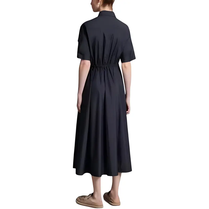 Moncler Press stud Poplin Shirtdress-4