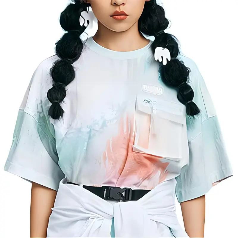 PUMA x POP MART T Shirt Women's White Full Print-2