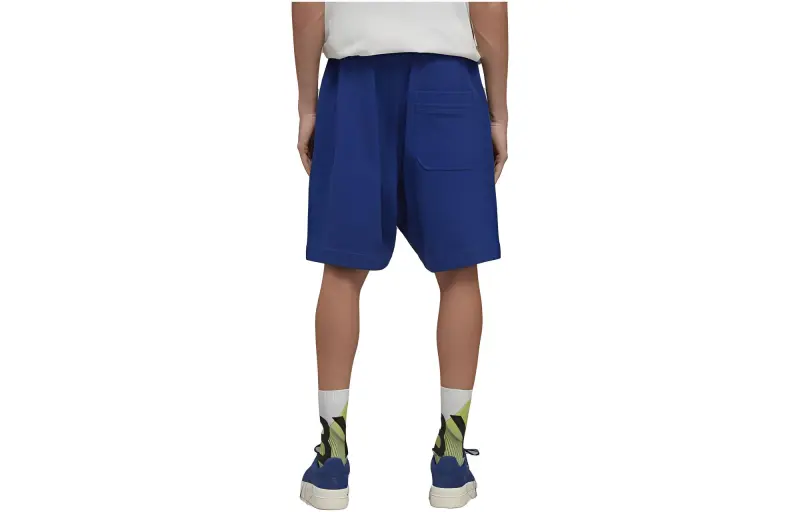 Y 3 Casual Shorts Men Blue-1