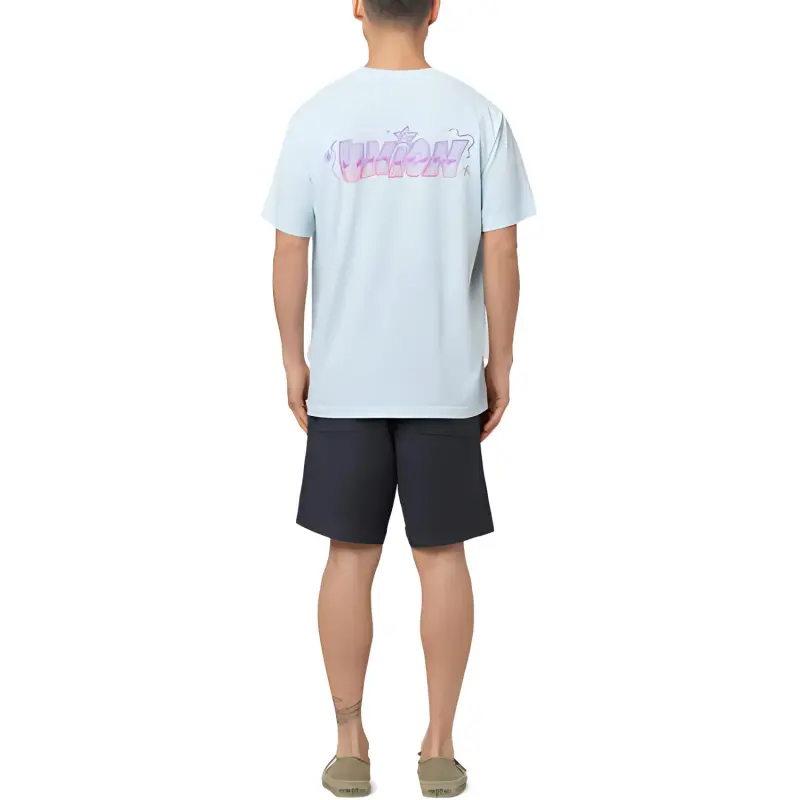 Union T-Shirts Men Light Blue-4