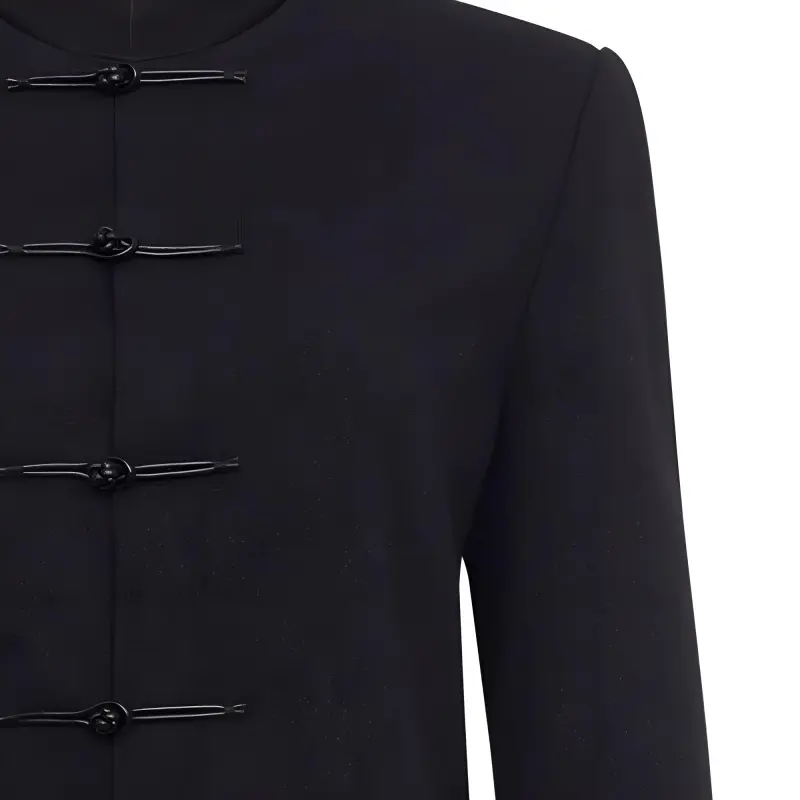 SHANGHAI TANG Contrast-trim Tang Jacket-7