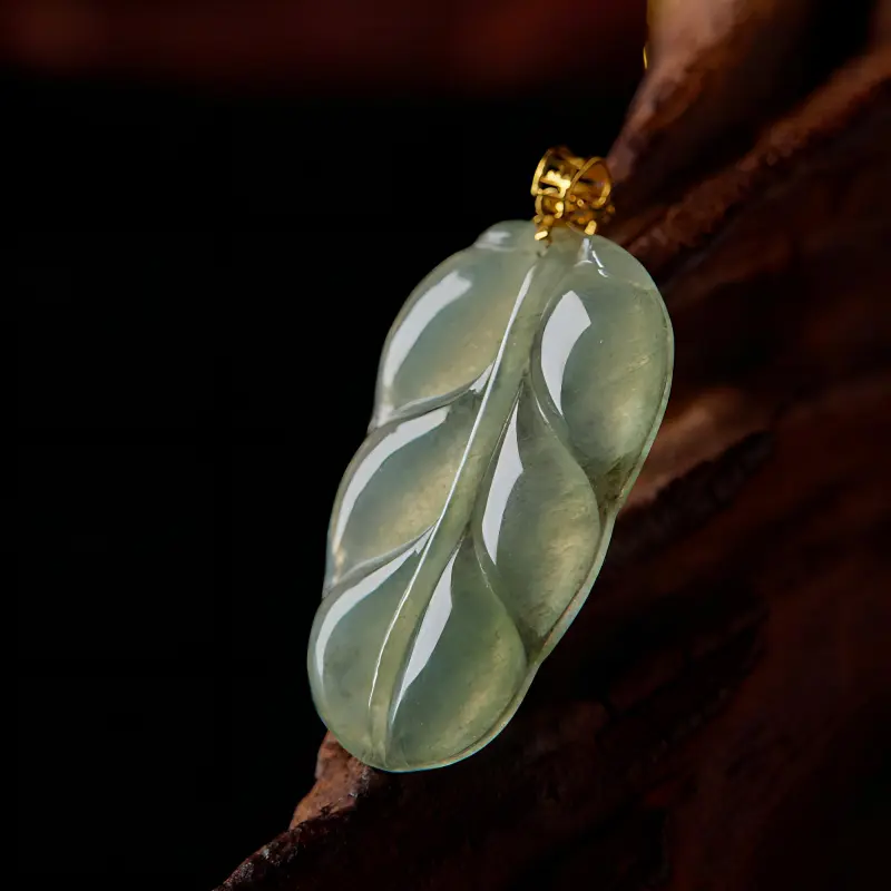 Linguanying Glutinous Jade Jadeite Pendants Women's-4