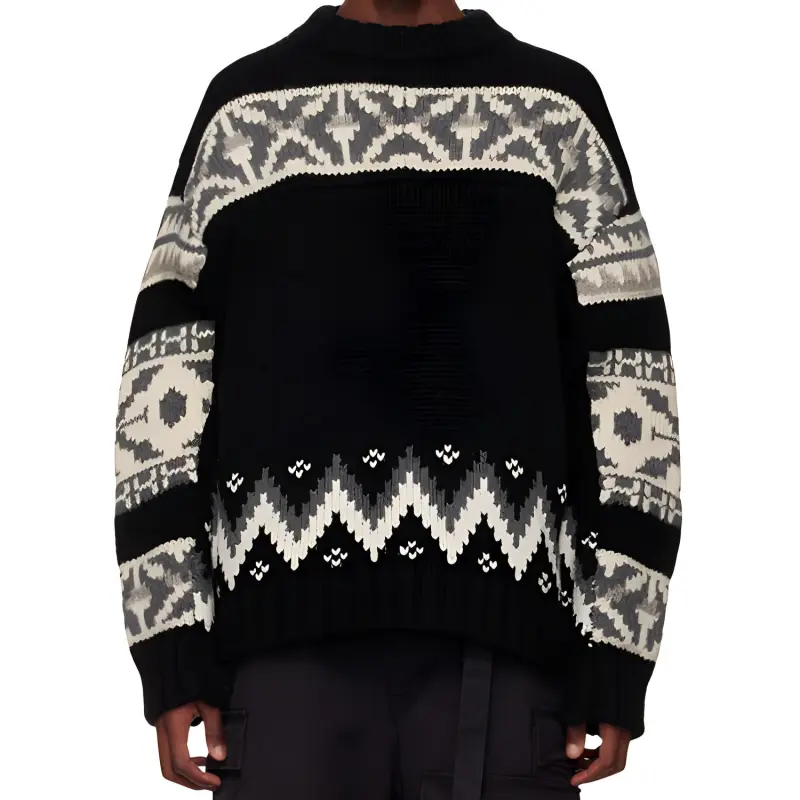 Sacai Sweaters Men Black-2
