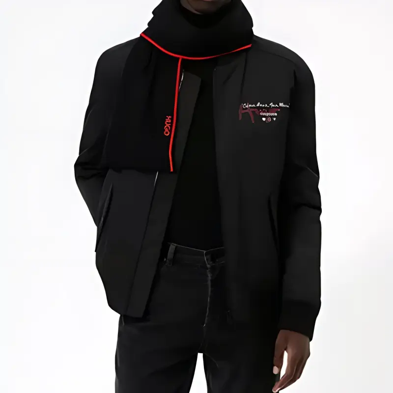 HUGO BOSS Logo tag Scarf Set-3