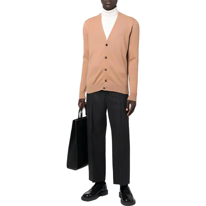 Maison Margiela Buttoned V Neck Cardigan-1