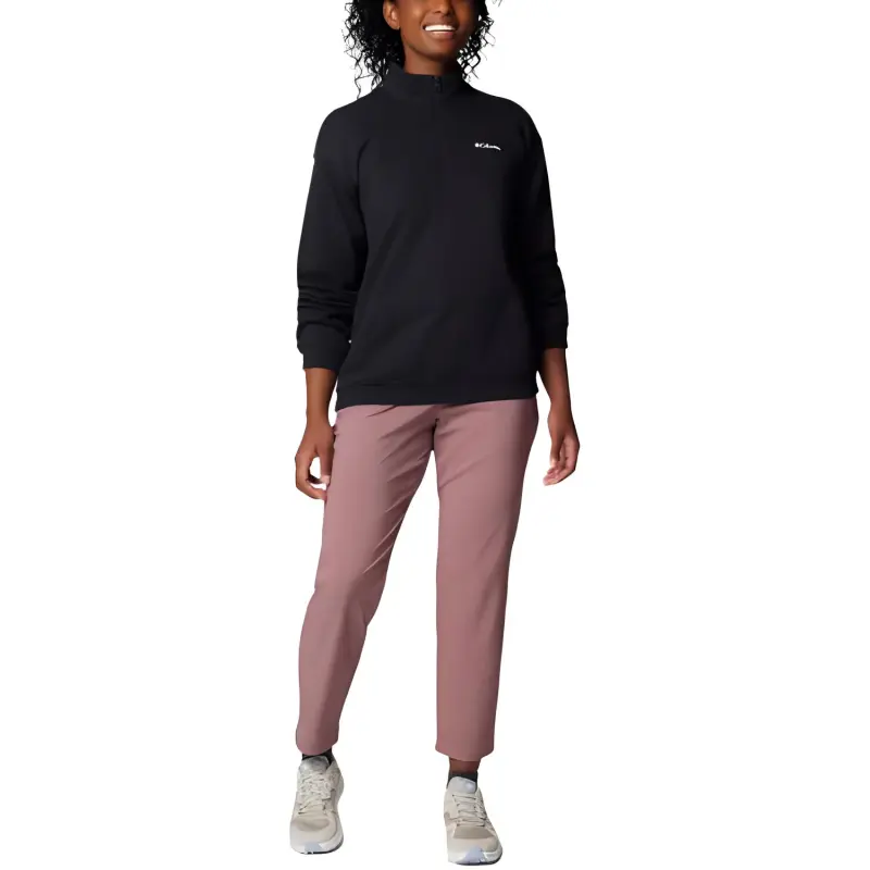 Columbia Women's Meridian Creek™ Quarter Zip Pullover Sweatshirt Women's Black-2