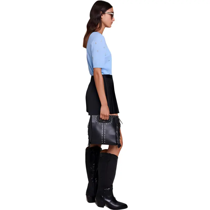 Maje Pleated Skort-1