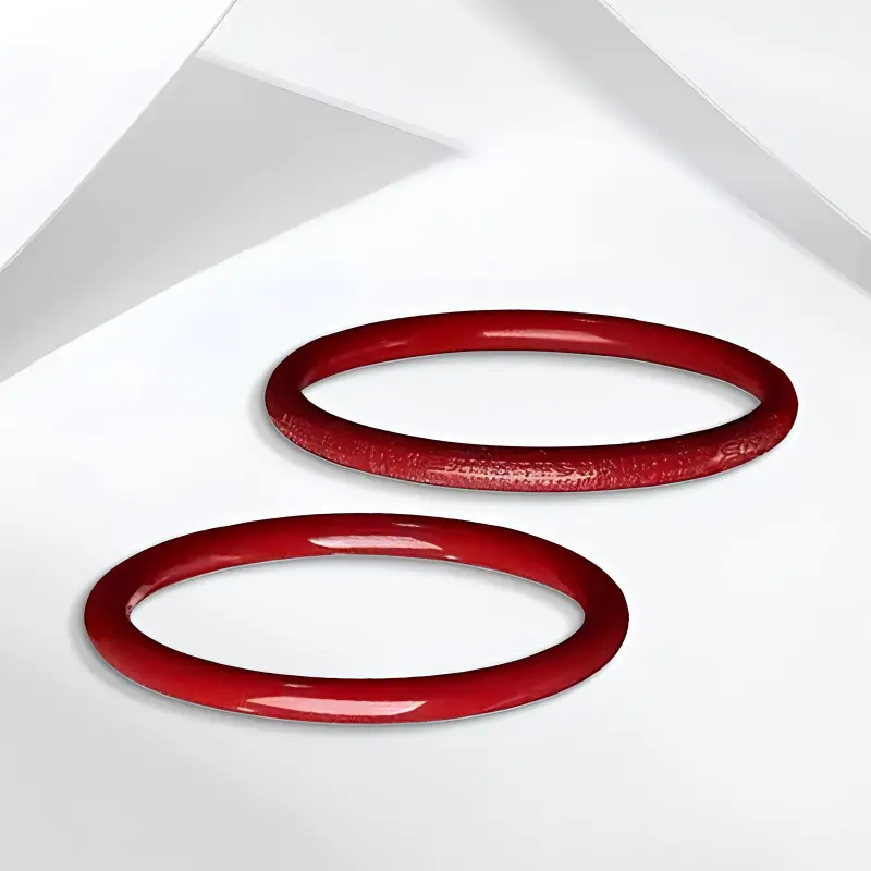 YOASOBI Reconstructed Cinnabar Jade Bangles Women's-1