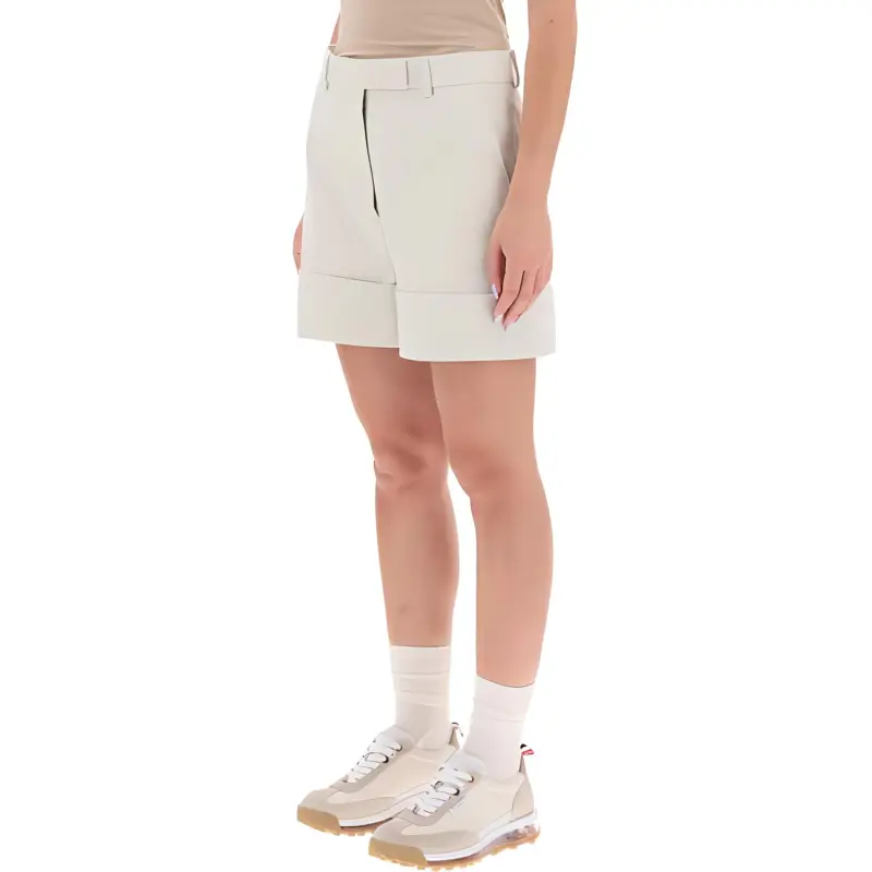 THOM BROWNE Cuffed Hem Shorts-1
