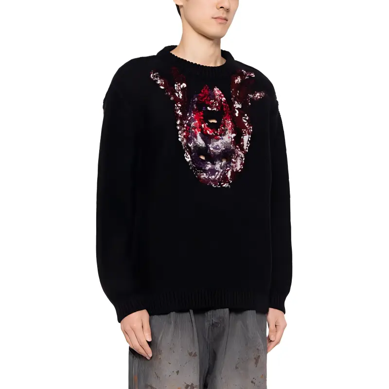 Doublet Embroidered Wool Jumper-3
