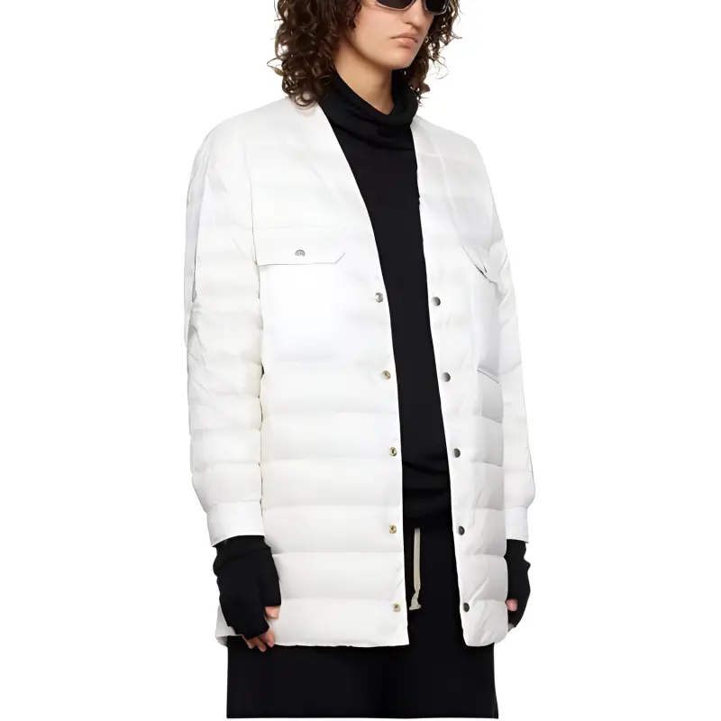 Rick Owens Rick Owens X Moncler Woven Outershirt Milk-3