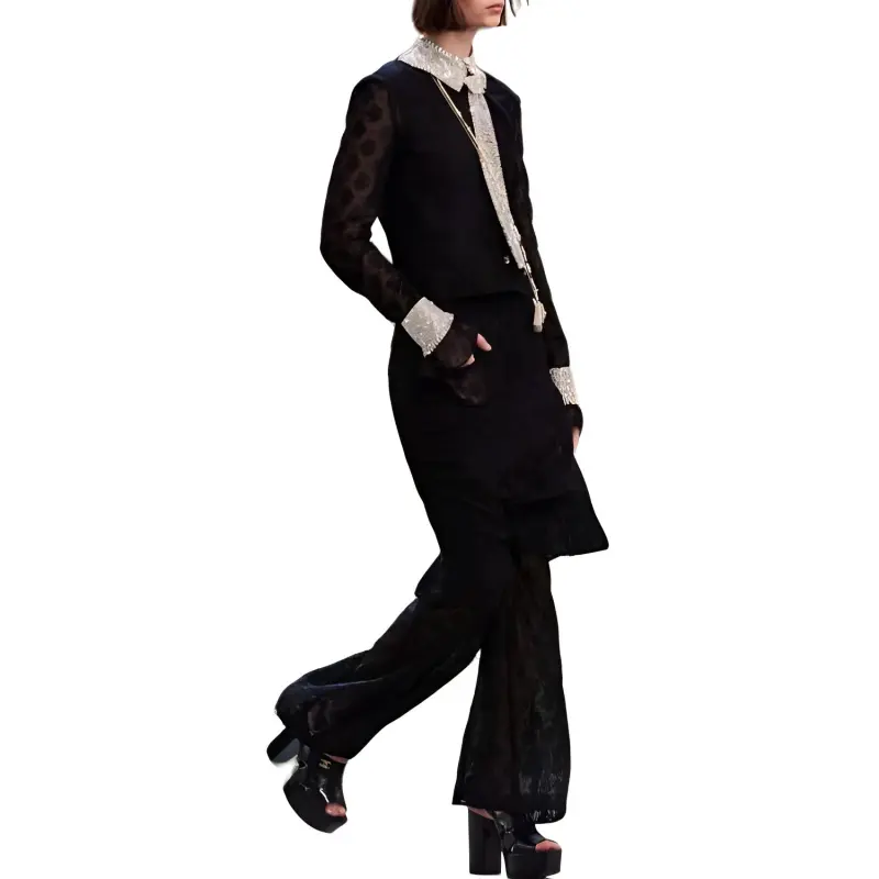 CHANEL Jumpsuits Women's Black-2