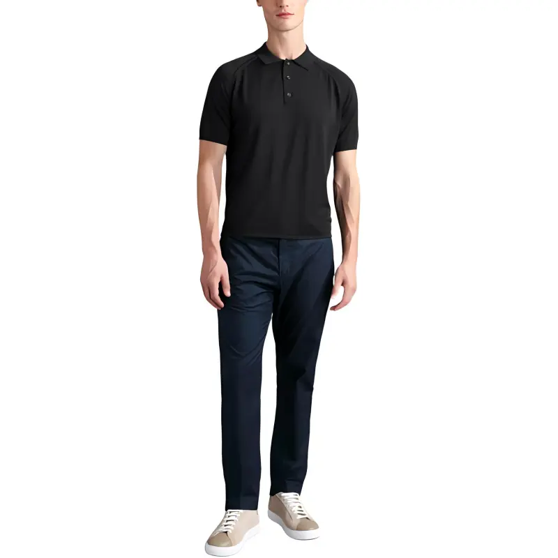 Paul & Shark Yachting Polo Shirt Men's Black-3
