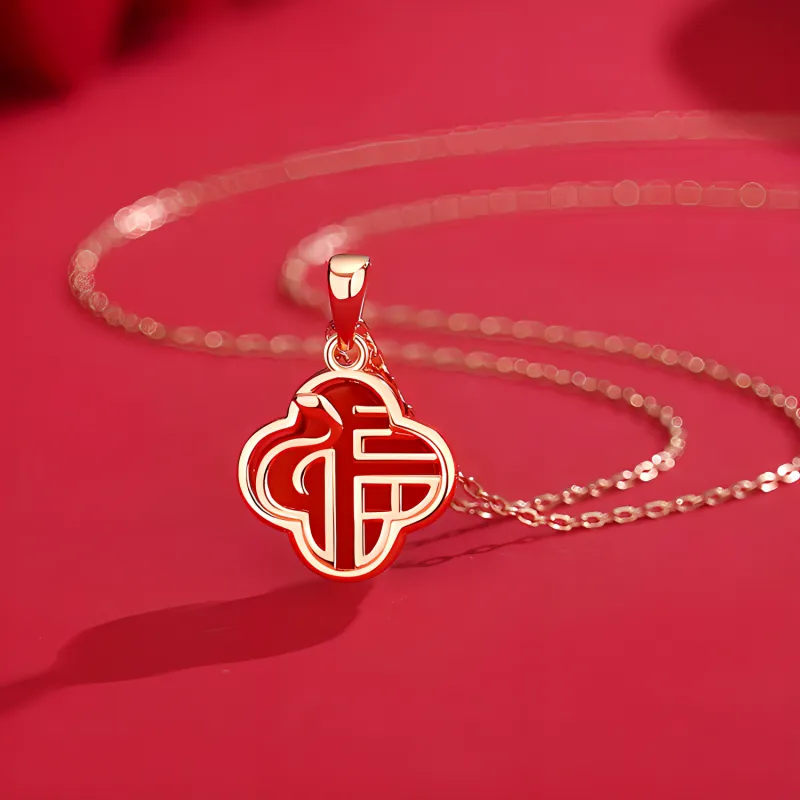 Chongqing Gold Store S925 Silver Necklaces Unisex-4