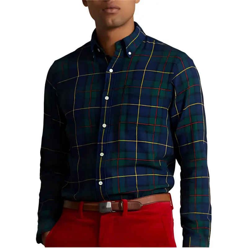 Polo Ralph Lauren Polo Pony Checked Long-Sleeved Shirt-1