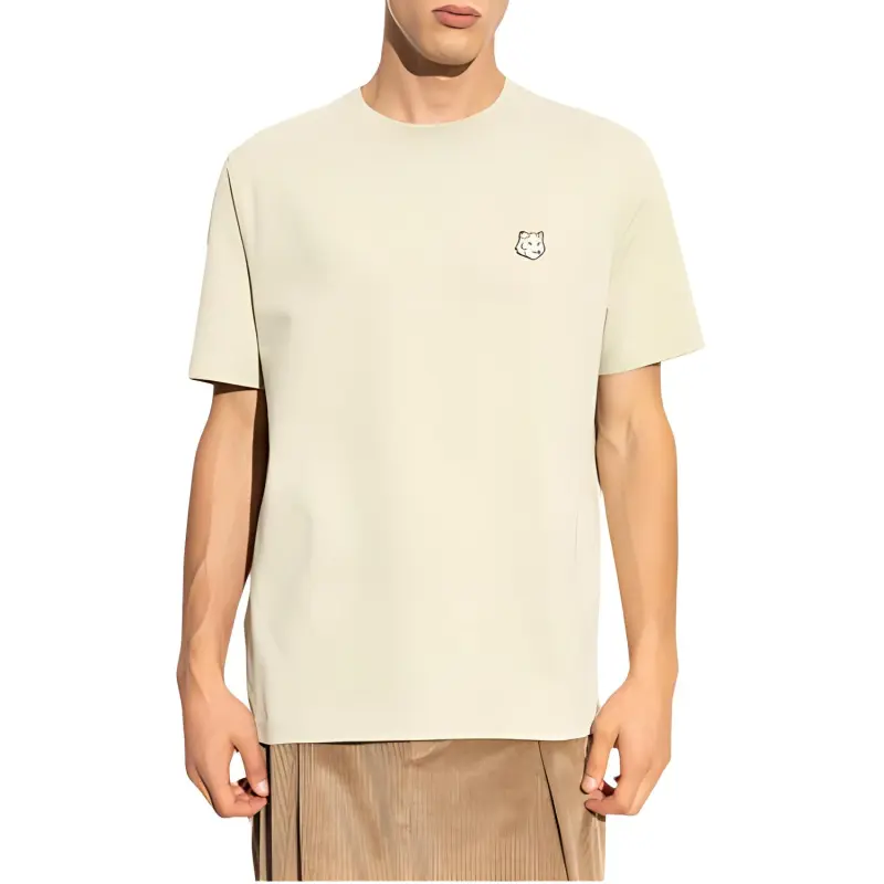 Maison Kitsune Bold Fox Head Patch Crewneck T Shirt-2