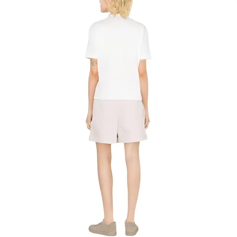 Brunello Cucinelli Monili Embellished Straight Hem Polo Shirt-4