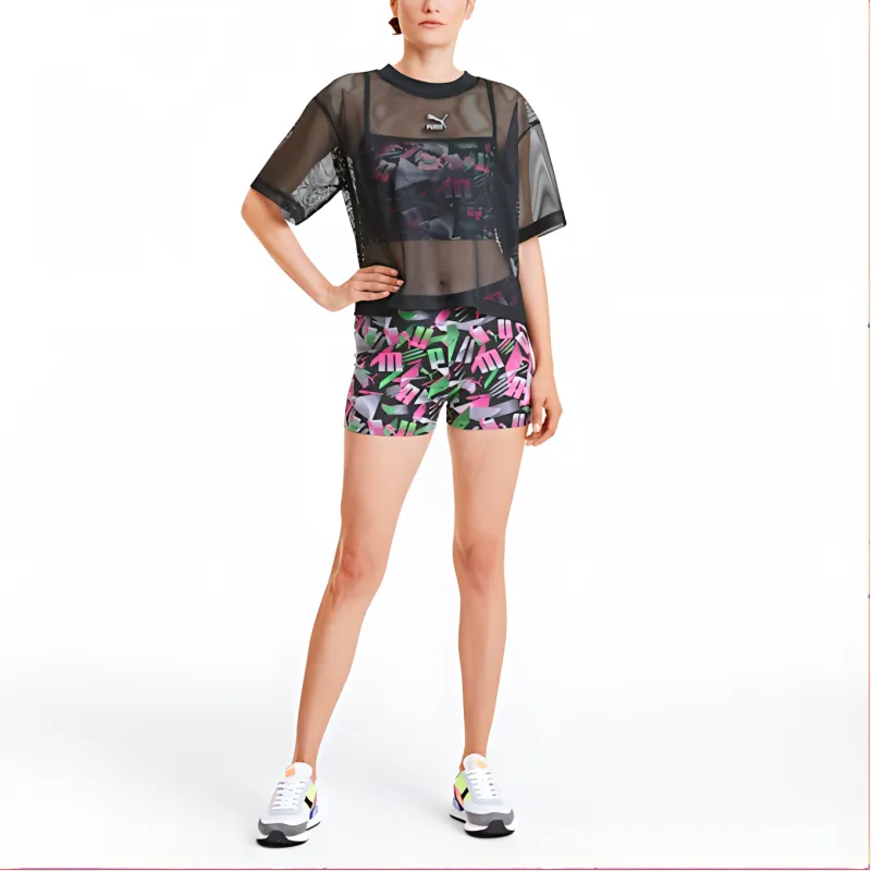 PUMA Crop Tops Women's Black-2