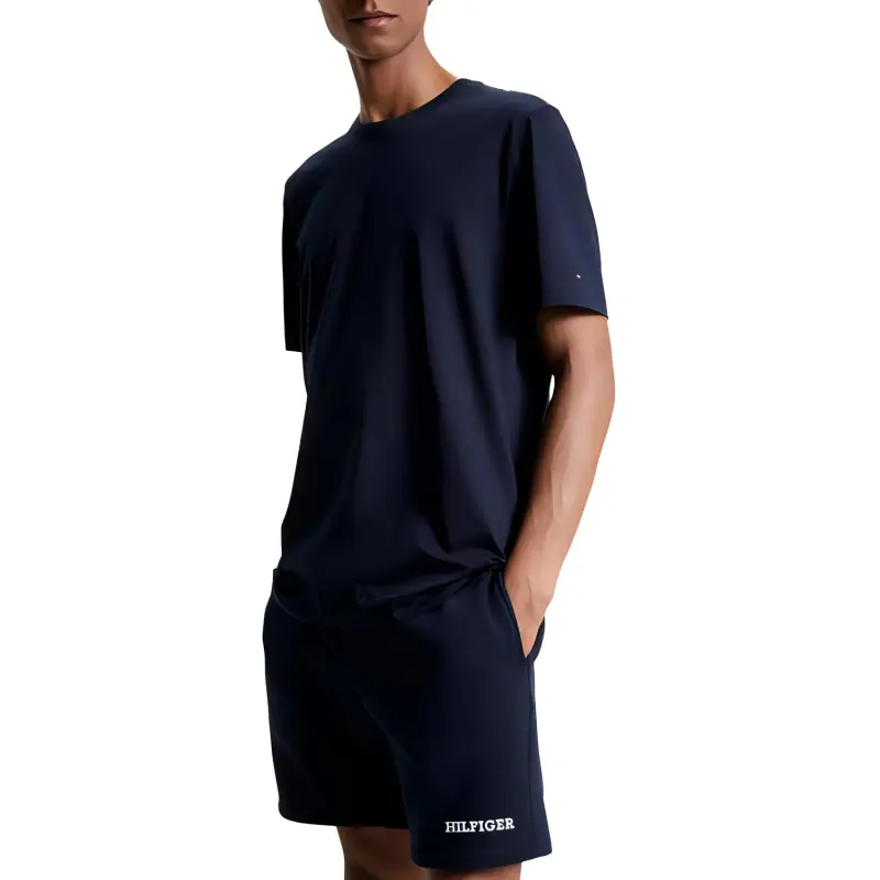 Tommy Hilfiger Logo embroidered Cotton T shirt-1