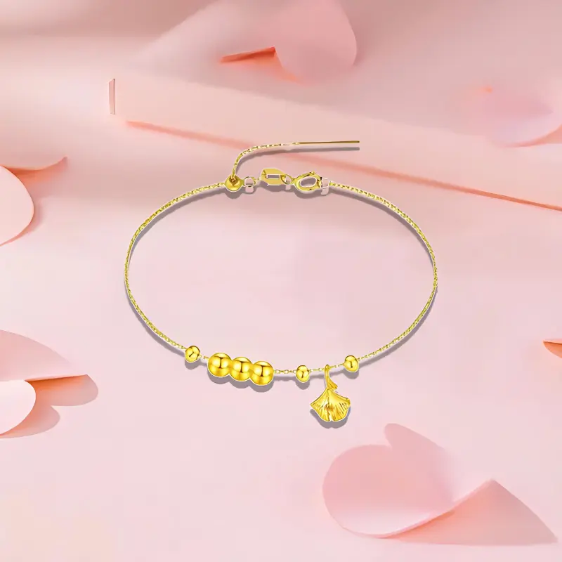 Old Qingyun Silver Building Gold Bracelet Women's-1