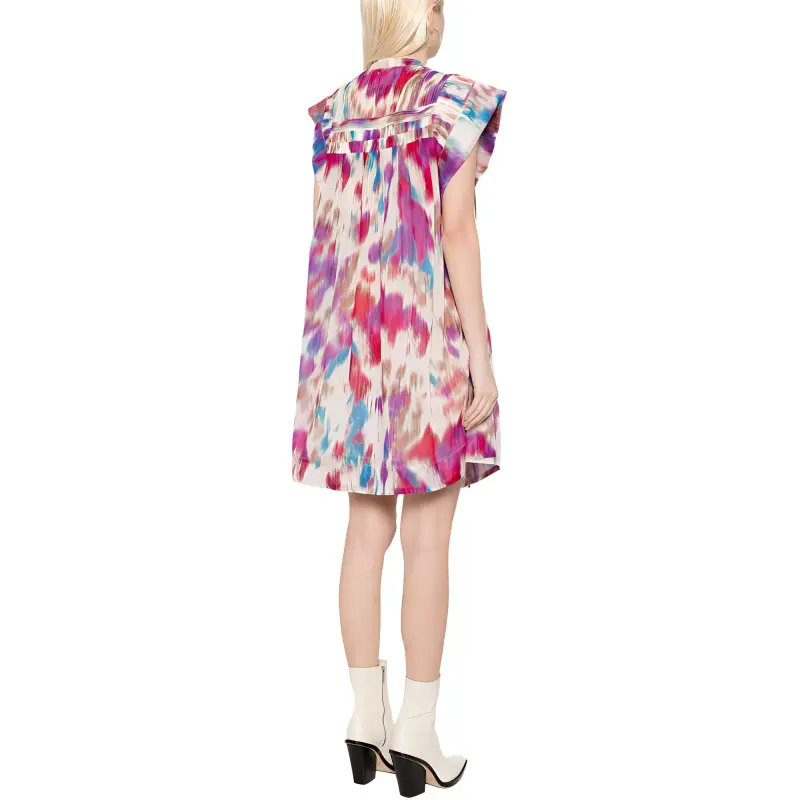 ISABEL MARANT ETOILE Leazali Printed Short Dress-2