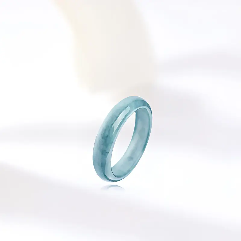 KING TAI SANG Glutinous Jade Rings Women's-3