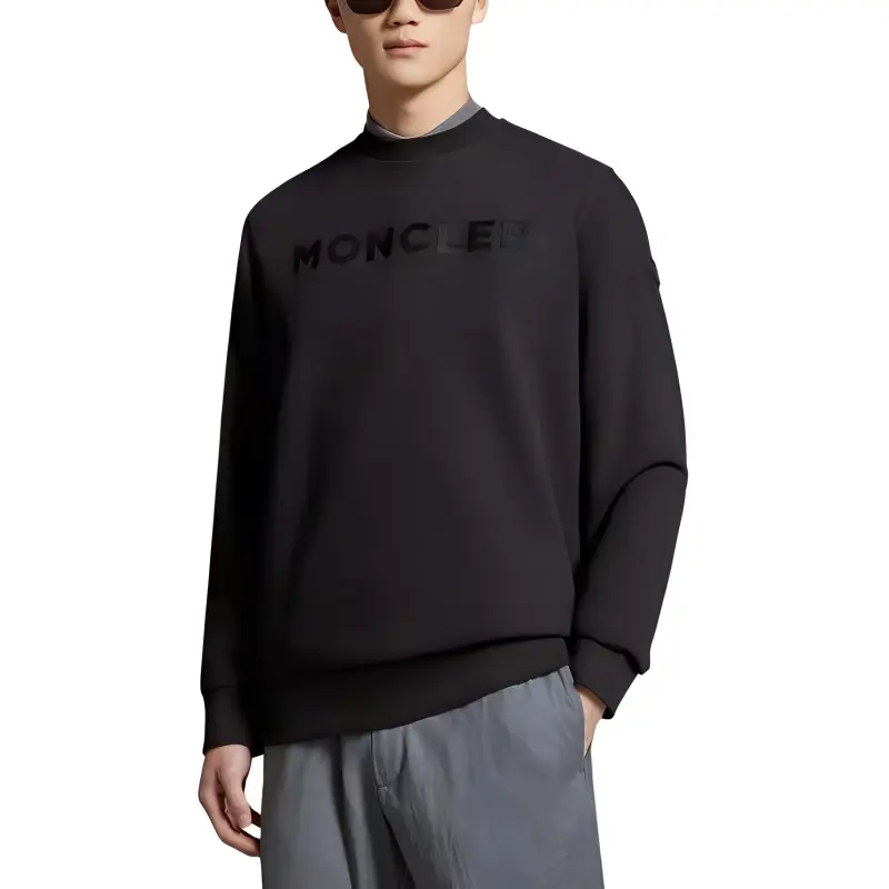Moncler Logo Detailed Crew Neck Sweatshirt-1