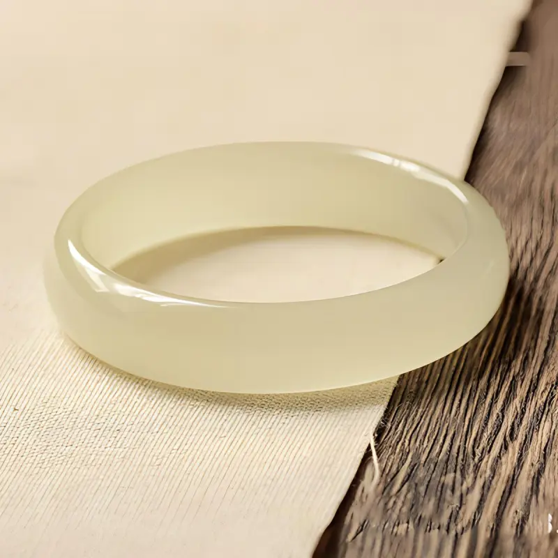 DAN DREAM Colored Glaze Jade Bangles Women's-4
