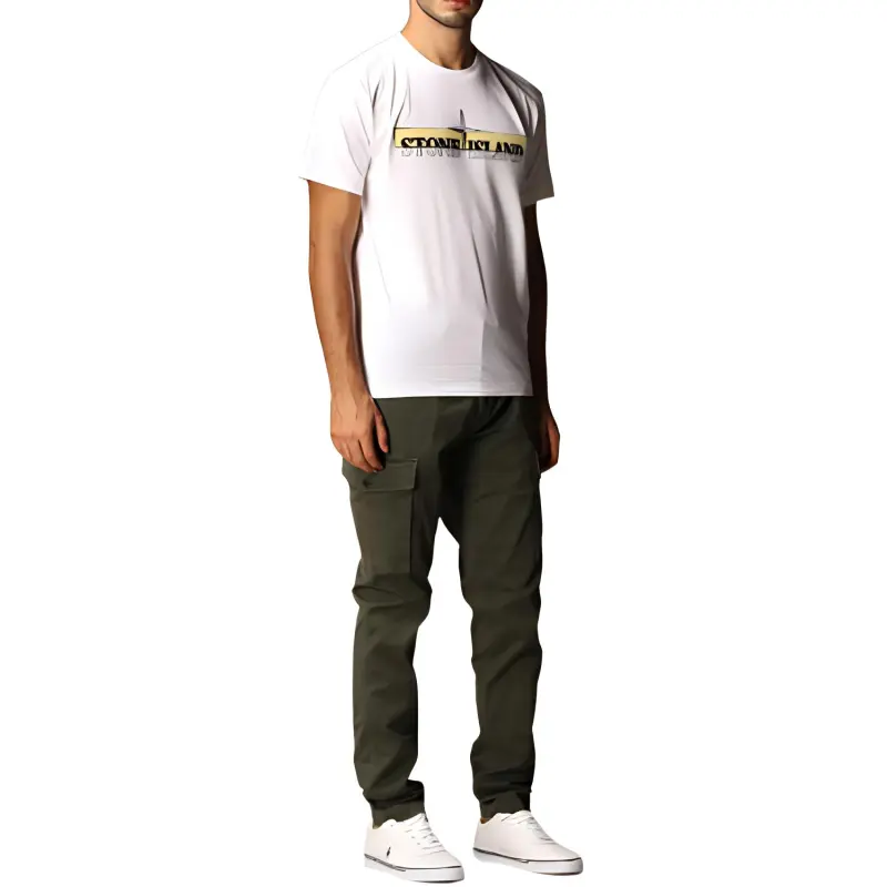 STONE ISLAND T Shirt Men's White-1