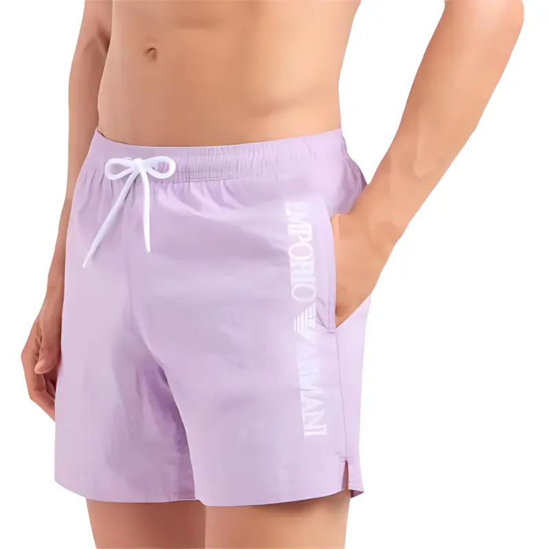 EMPORIO ARMANI Beach Shorts Men's Purple-1