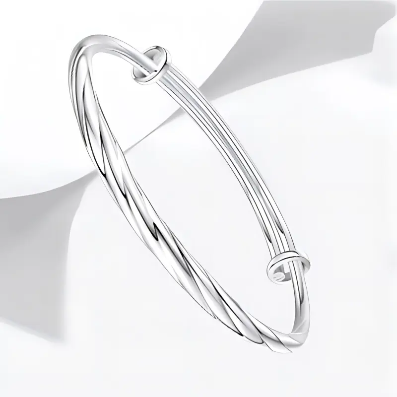 Datang Guoding S 999 Fine Silver Sterling Silver Bracelets Women's-2