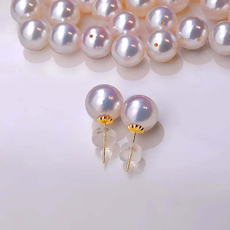 Beth Jewelry Pearl Stud Earrings Women's-4