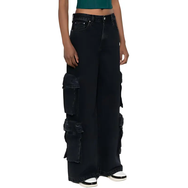 AMIRI Baggy Cargo Jean 'River Indigo'-3