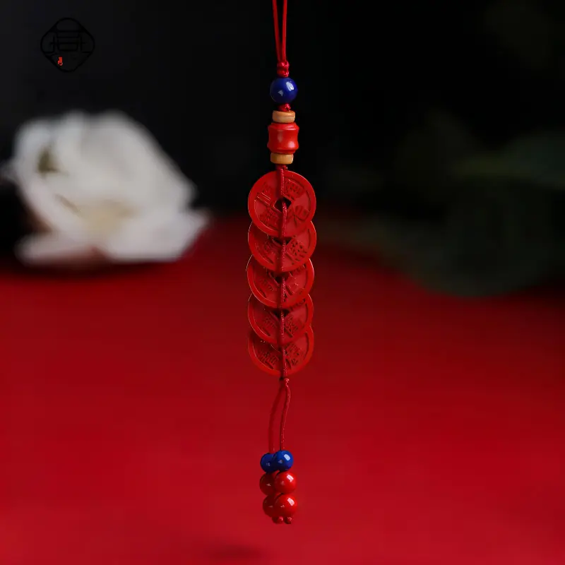 YANXIANGYUAN Cinnabar Carved Ornaments Unisex-1