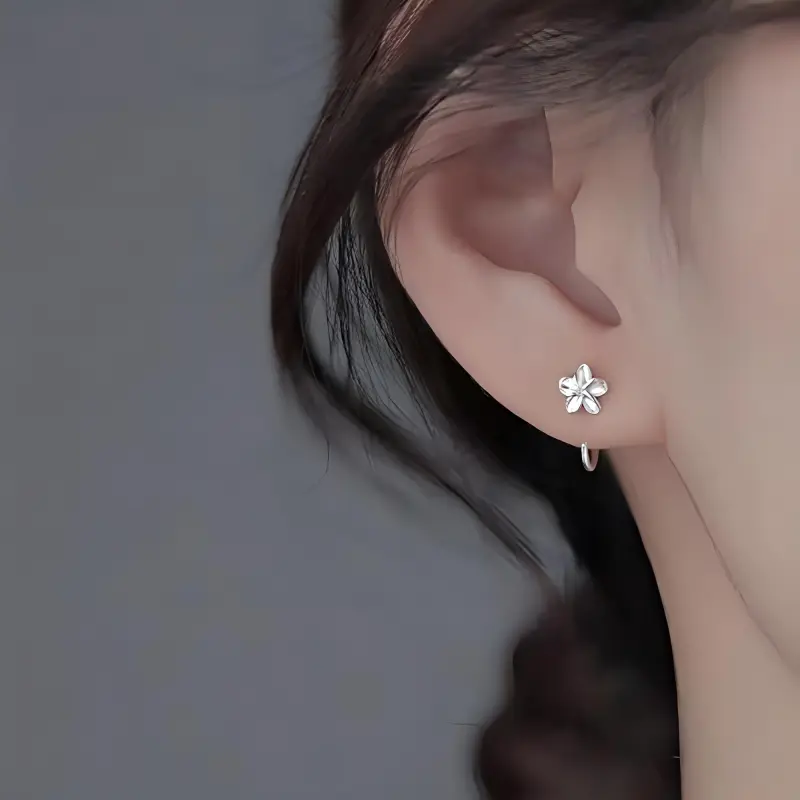 PIARA Earrings Women's Silver Set-2